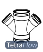 Unequal Double Branch 45°